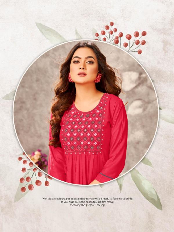 Heritage Kajree 2 Stylish Wear Designer Short Kurti Collection